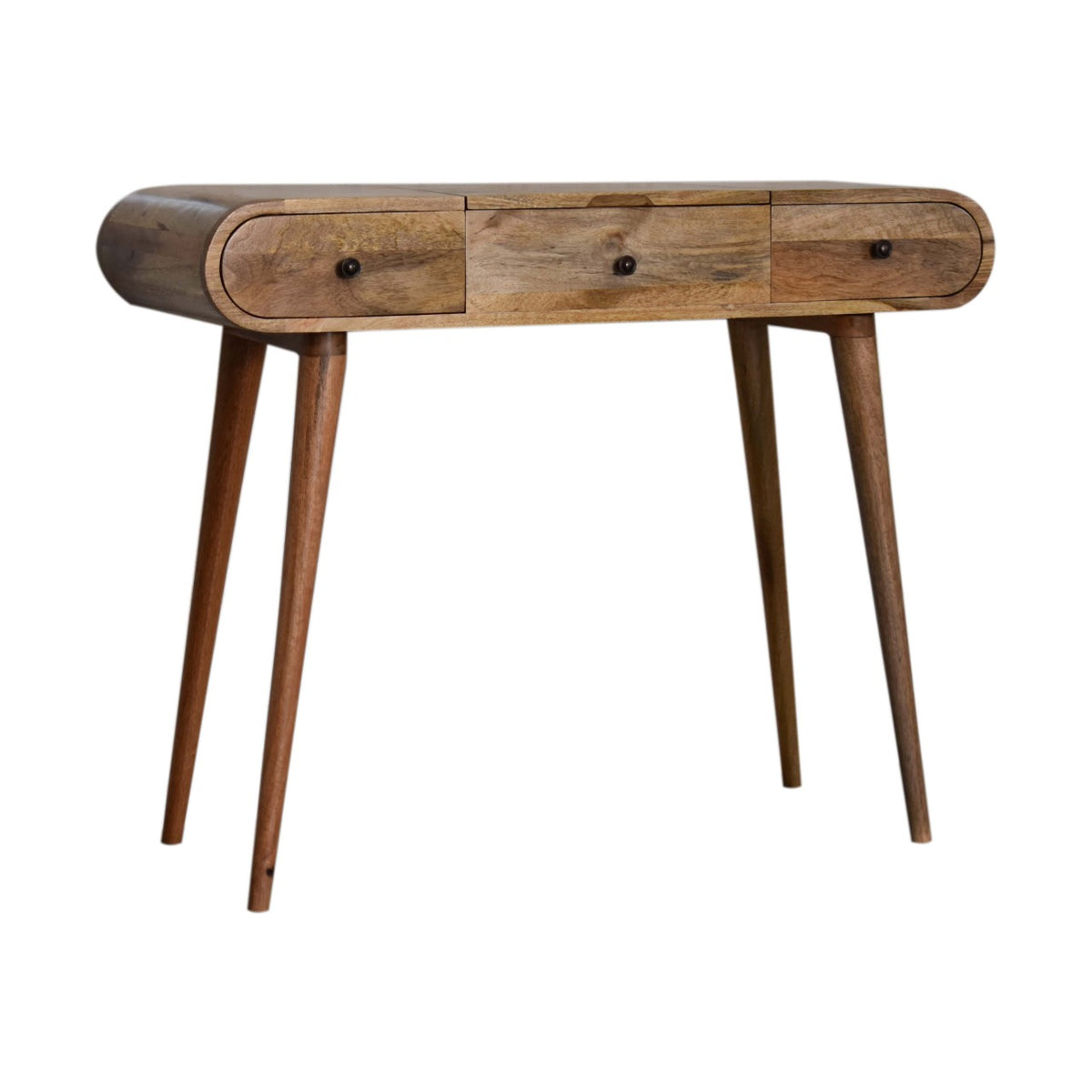 Elara Rounded Mango Wood Dressing Table