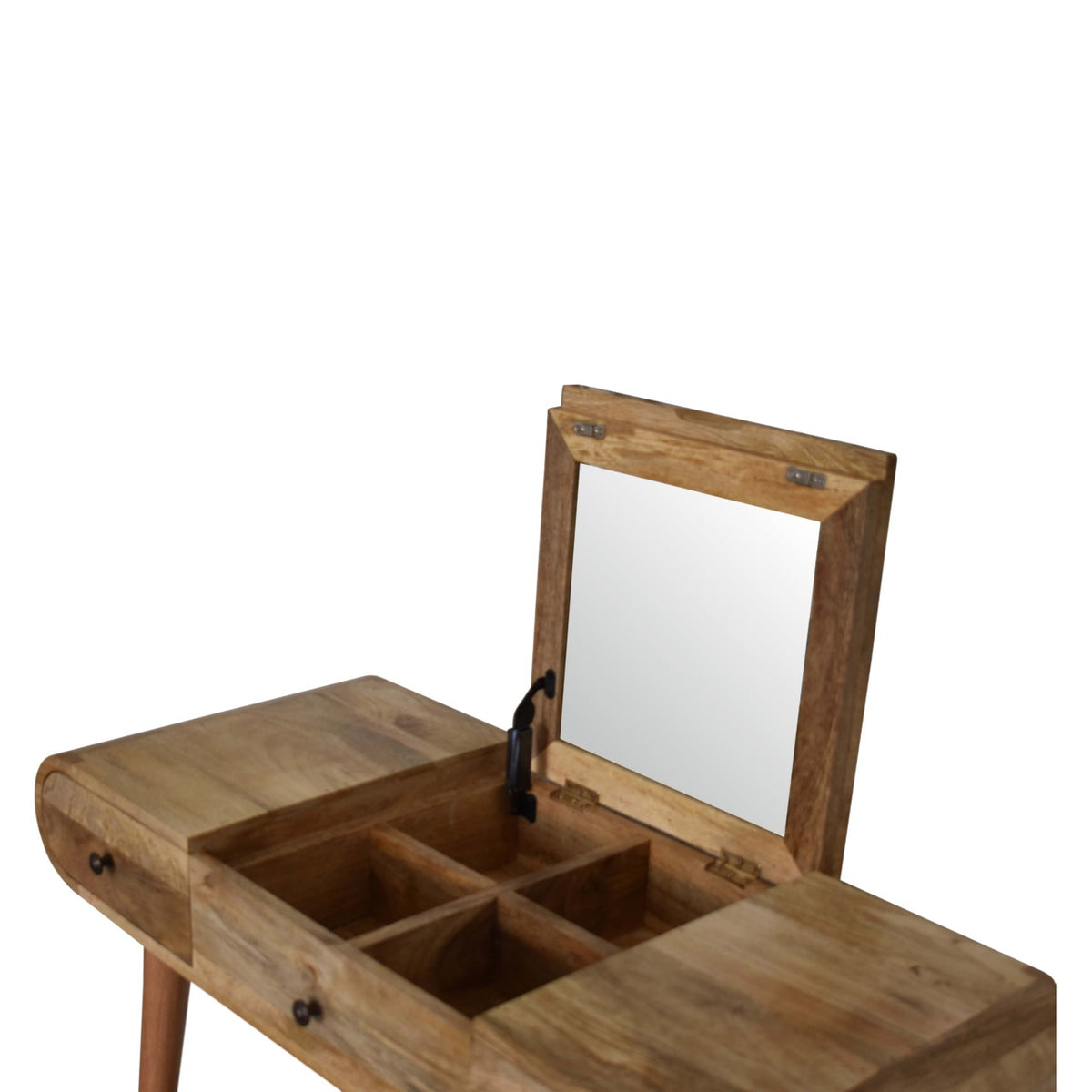 Elara Rounded Mango Wood Dressing Table