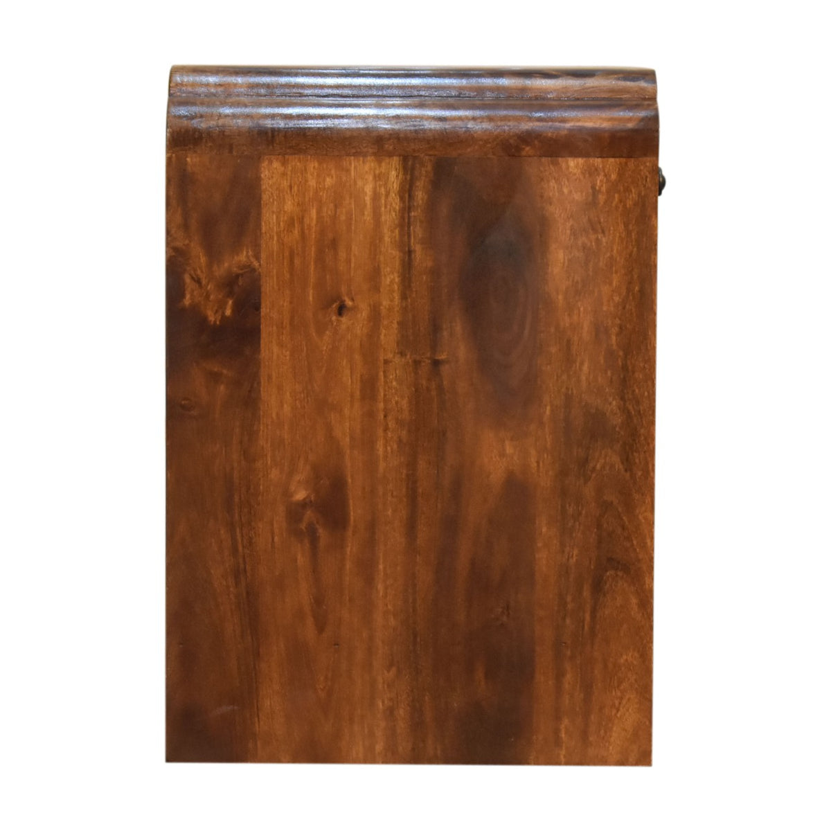 Newton Curved Mango Wood Bedside Table