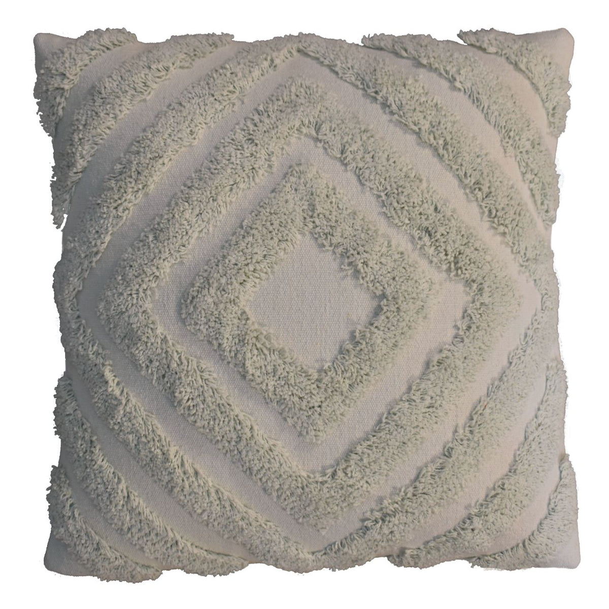 Sage Green Diamond Cushion Set of 2