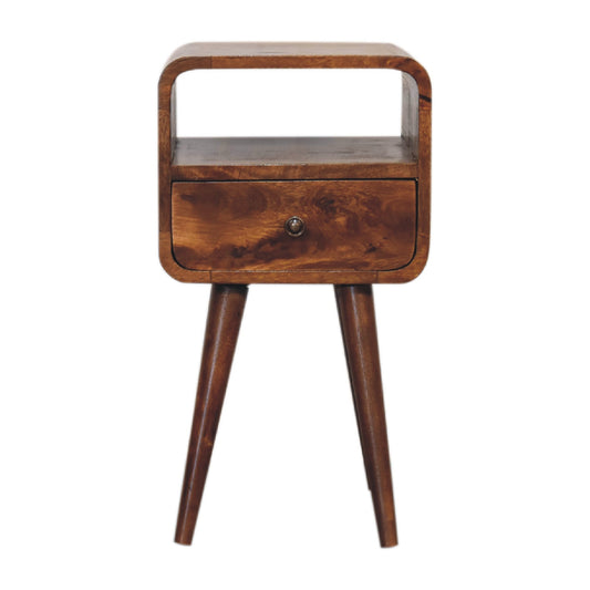 Marlow Mini Curved Bedside Table