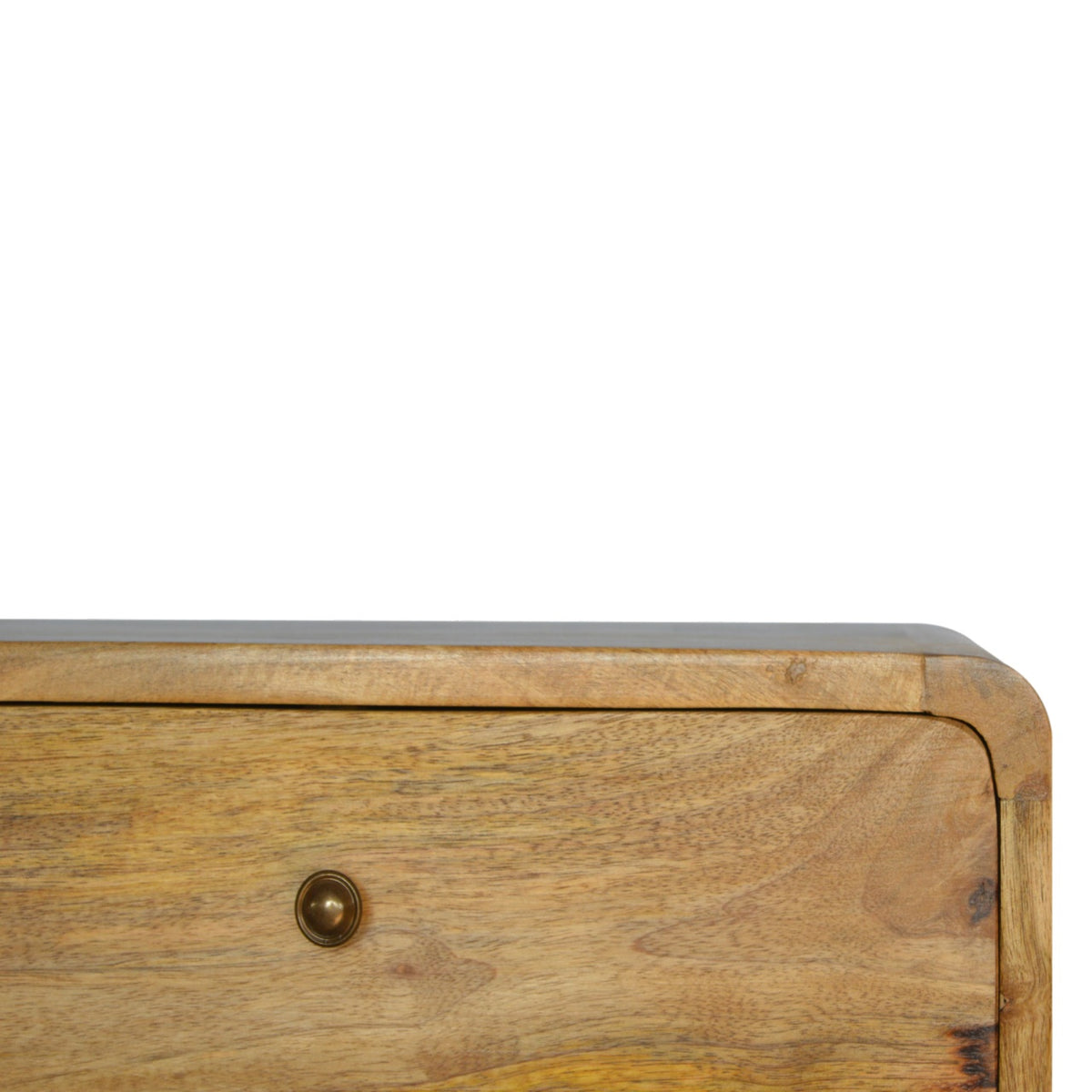 Solis Floating Mango Wood Bedside Table